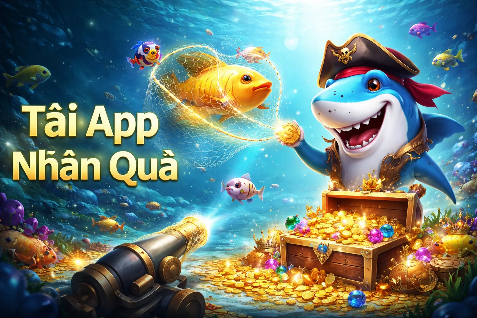 Các loại cá và vũ khí trong game Bắn Cá vvvvwin
